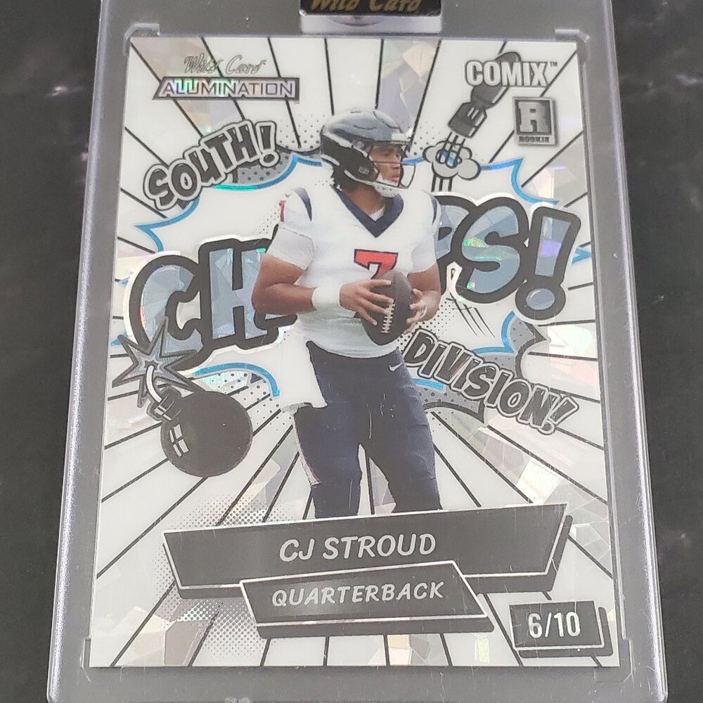 CJ Stroud 2023 Wild Card Black Label Diamond Laser 6/10 #ACWC-CS1 Texans
